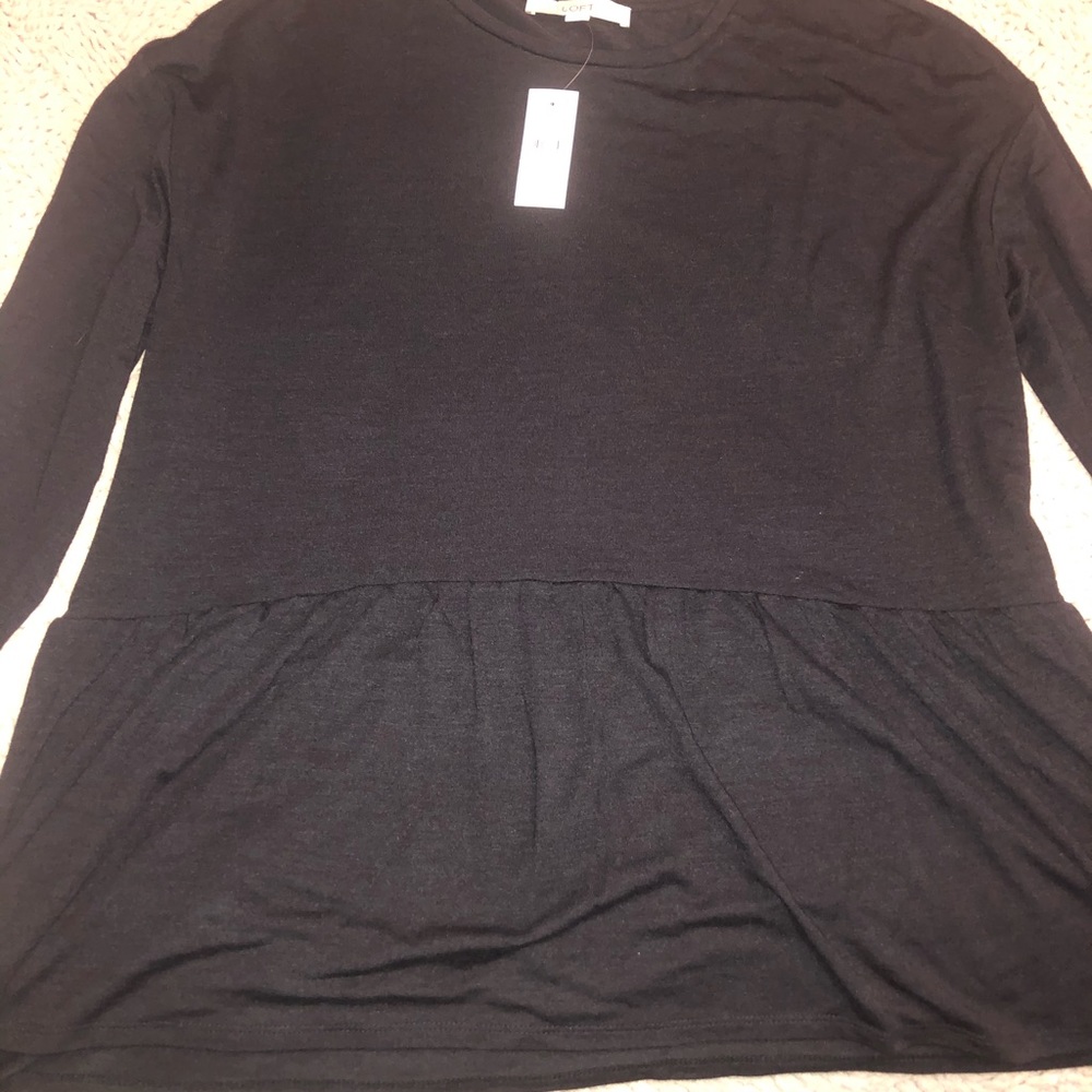 Lightweight peplum tee